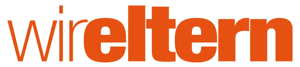 Wireltern-Logo in Orange auf weißem Hintergrund.