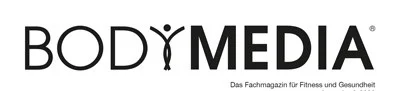 BODYMEDIA Logo mit dem Untertitel "Das Fachmagazin für Fitness und Gesundheit