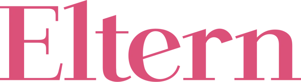 Eltern-Logo in Pink auf weißem Hintergrund.